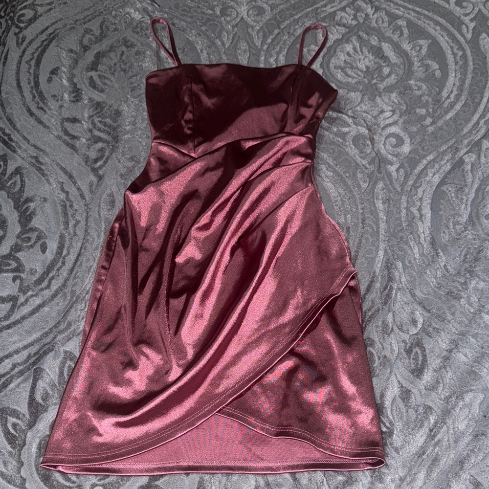 Windsor Burgundy Mini Dress